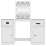 Dressing Table With Led 130X50X132.5 Cm