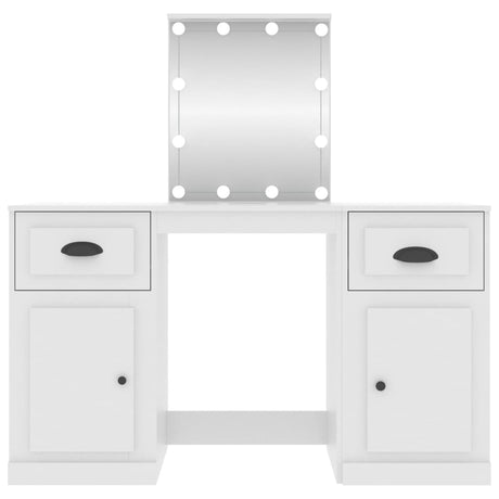 Dressing Table With Led 130X50X132.5 Cm