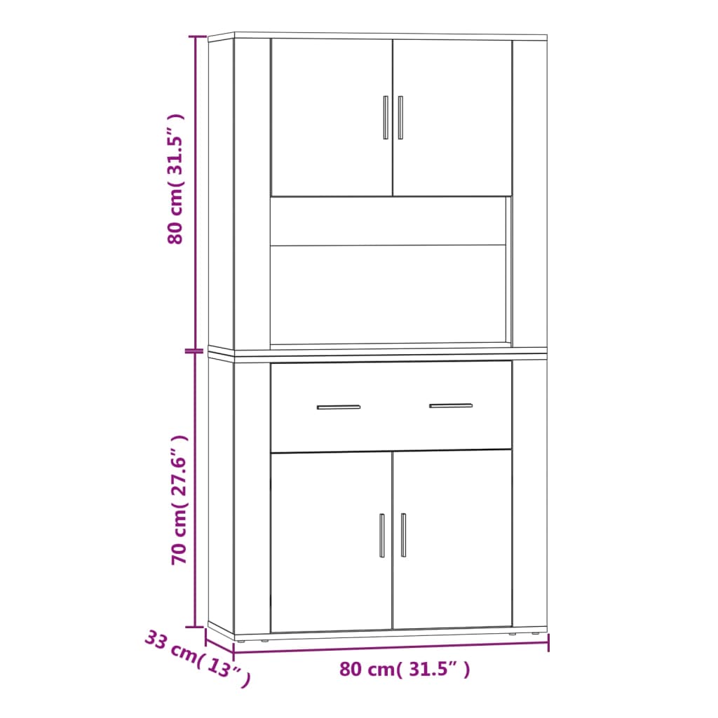 Highboard Engineered Wood