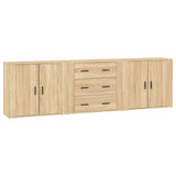 Sideboards 3 Pcs Engineered Wood