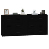Sideboards 2 Pcs Engineered Wood