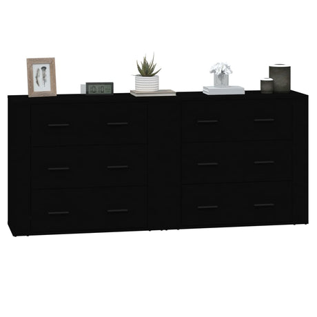 Sideboards 2 Pcs Engineered Wood