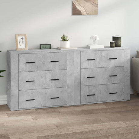 Sideboards 2 Pcs Engineered Wood