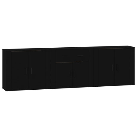 Sideboards 3 Pcs Engineered Wood