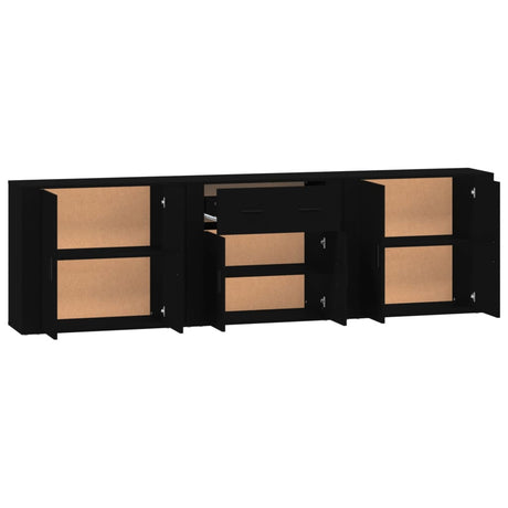 Sideboards 3 Pcs Engineered Wood