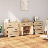 Sideboards 3 Pcs Engineered Wood