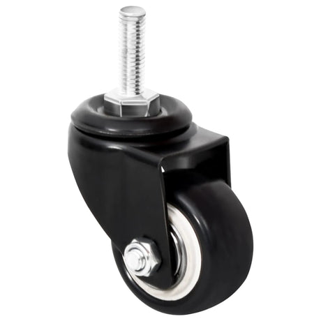 Wheels For Planter 4 Pcs Black 8X3.5X8 Cm Iron