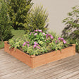 Garden Raised Bed With Liner Solid Wood Fir