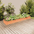 Garden Raised Bed With Liner Solid Wood Fir