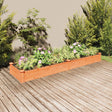 Garden Raised Bed With Liner Solid Wood Fir
