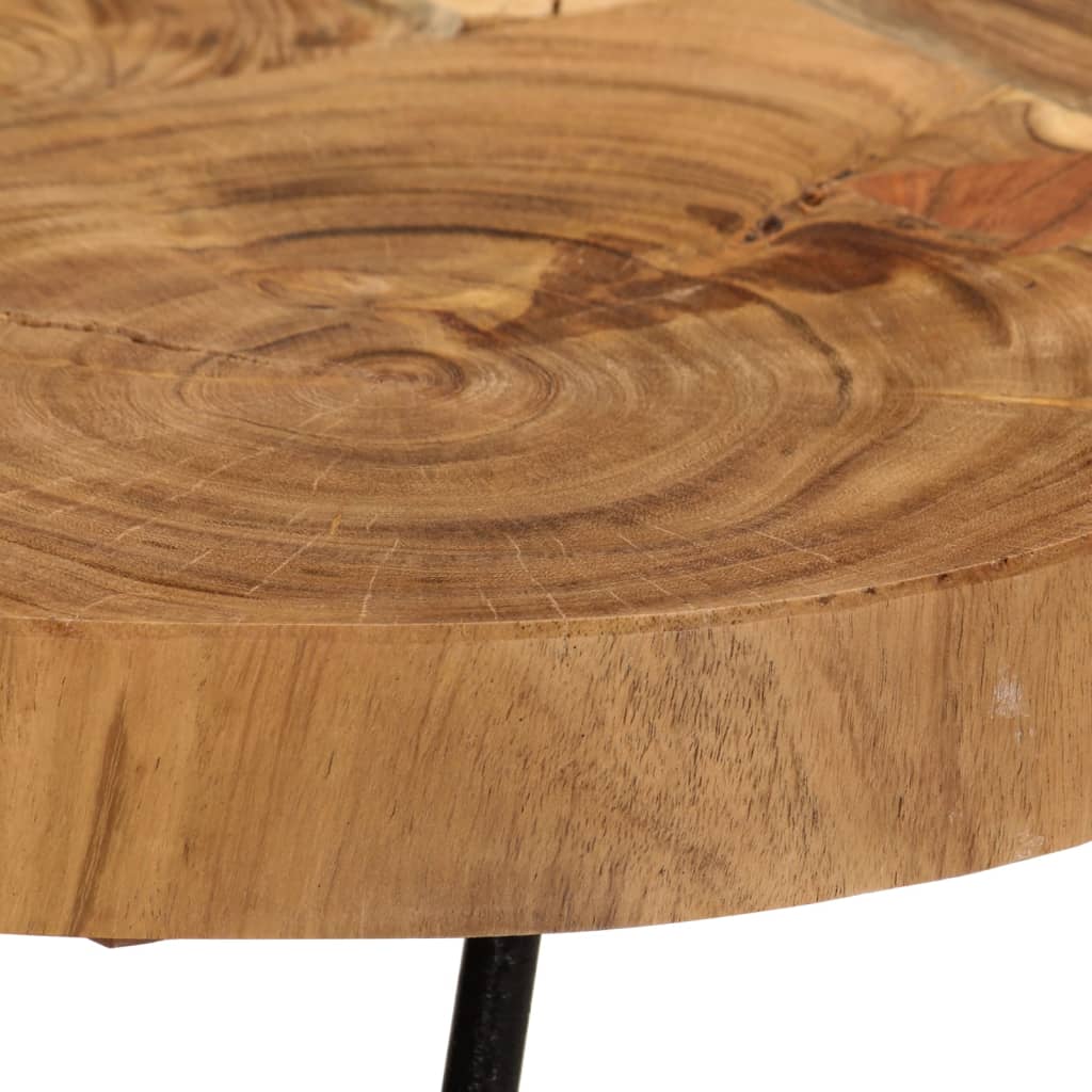 Coffee Table 36 Cm 6 Trunks Solid Wood Acacia