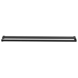 Walk-in Shower Wall with Shelf Black 115x195 cm ESG Glass&Aluminium