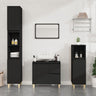 3 Piece Bathroom Cabinet Set Engineered Wood