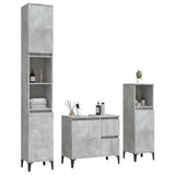 3 Piece Bathroom Cabinet Set Engineered Wood