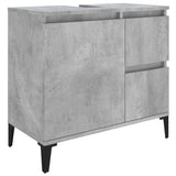 3 Piece Bathroom Cabinet Set Engineered Wood