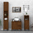 3 Piece Bathroom Cabinet Set Engineered Wood