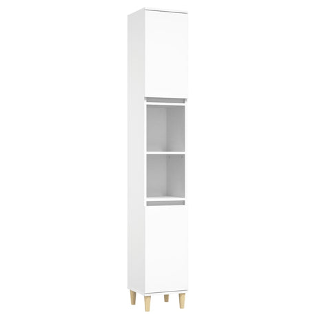 3 Piece Bathroom Furniture Set Engineered Wood
