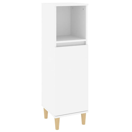 3 Piece Bathroom Furniture Set Engineered Wood