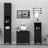 3 Piece Bathroom Furniture Set Engineered Wood