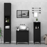 3 Piece Bathroom Furniture Set Engineered Wood