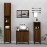 3 Piece Bathroom Furniture Set Engineered Wood