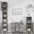 3 Piece Bathroom Furniture Set Engineered Wood