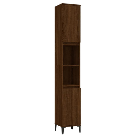 3 Piece Bathroom Furniture Set Engineered Wood