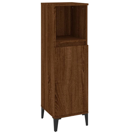 3 Piece Bathroom Furniture Set Engineered Wood