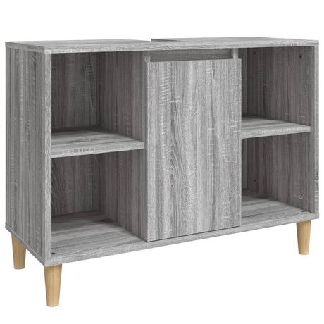 3 Piece Bathroom Furniture Set Engineered Wood