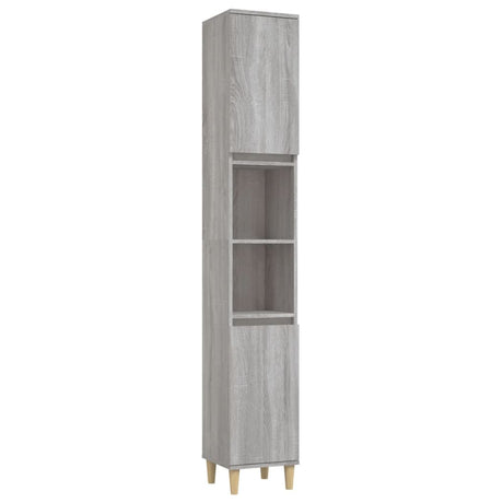 3 Piece Bathroom Furniture Set Engineered Wood