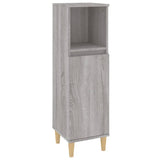 3 Piece Bathroom Furniture Set Engineered Wood