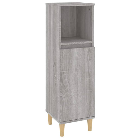 3 Piece Bathroom Furniture Set Engineered Wood