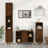 3 Piece Bathroom Furniture Set Engineered Wood