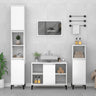 3 Piece Bathroom Furniture Set Engineered Wood
