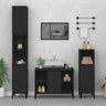 3 Piece Bathroom Furniture Set Engineered Wood