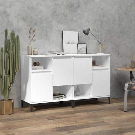 Sideboards 2 Pcs 60X35X70 Cm Engineered Wood