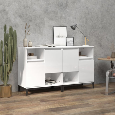 Sideboards 2 Pcs 60X35X70 Cm Engineered Wood