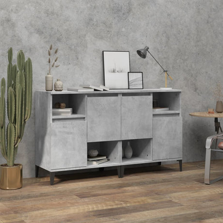 Sideboards 2 Pcs 60X35X70 Cm Engineered Wood