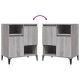 Sideboards 2 Pcs 60X35X70 Cm Engineered Wood