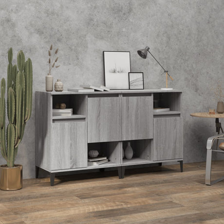 Sideboards 2 Pcs 60X35X70 Cm Engineered Wood