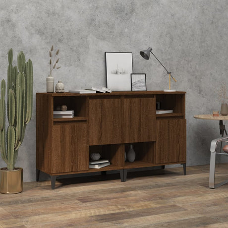 Sideboards 2 Pcs 60X35X70 Cm Engineered Wood