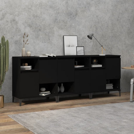 Sideboards 2 Pcs 60X35X70 Cm Engineered Wood