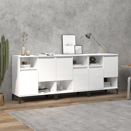 Sideboards 2 Pcs 60X35X70 Cm Engineered Wood