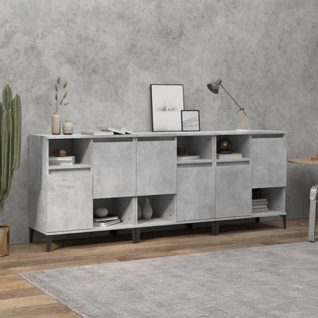 Sideboards 2 Pcs 60X35X70 Cm Engineered Wood