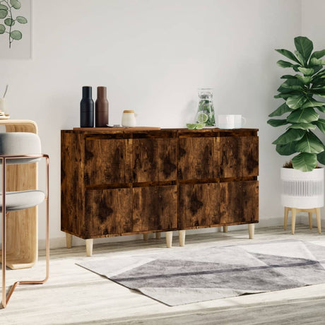 Sideboards 3 Pcs 60X35X70 Cm Engineered Wood