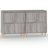 Sideboards 2 pcs Grey Sonoma 60x35x70 cm Engineered Wood