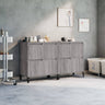 Sideboards 3 Pcs 60X35X70 Cm Engineered Wood