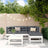 5 Piece Garden Lounge Set Solid Wood Pine