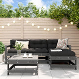 5 Piece Garden Lounge Set Solid Wood Pine