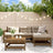 5 Piece Garden Lounge Set Solid Wood Pine